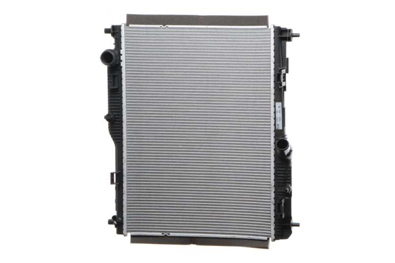 NISSENS Radiator 10513998 Cooling fins material: Aluminium, Core Depth [mm]: 22, Core Length [mm]: 385, Core Width [mm]: 546, Inlet O [mm]: 34, Outlet O [mm]: 38,5, Radiator type: Brazed cooling fins, Supplementary Article/Info 2: without cap, without expansion tank, Supplementary Article/Supplementary Info: with gaskets/seals, Water Tank Material (radiator): Plastic Technical Information: Radiator with 5mm system-Advanced technology with higher power effect 1.