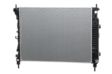 NISSENS Radiator 10371822 Cooling fins material: Aluminium, Core Depth [mm]: 32, Core Length [mm]: 675, Core Width [mm]: 498, Inlet O [mm]: 34, Outlet O [mm]: 34, Radiator type: Brazed cooling fins, Supplementary Article/Info 2: without expansion tank, Supplementary Article/Supplementary Info: without gasket/seal, Water Tank Material (radiator): Plastic 1.