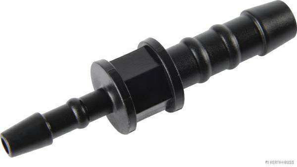 ELPARTS Rohrverbinder 11065412 D1: 3mm, D2: 5 mm, 100 dB/CSOMAG
Schlüsselweite: 7, für Leitungsdurchmesser [mm]: 5, 3, Material: POM (Polyoxymethylen), Anzahl d. Ein-/Ausgänge: 2, Farbe: schwarz, Form: gerade, mit Sechskant