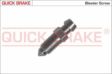 QUICK BRAKE Bleed screw 10905776 2 pcs/pack
Length [mm]: 28, Thread Size: M8x1, Thread Type: with external thread, Spanner Size: 8 1.