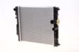 NISSENS Radiator 293109 Cooling fins material: Aluminium, Core Depth [mm]: 16, Core Length [mm]: 380, Core Width [mm]: 358, Inlet O [mm]: 28, Outlet O [mm]: 28, Radiator type: Brazed cooling fins, Supplementary Article/Info 2: with cap, without expansion tank, Supplementary Article/Supplementary Info: with gaskets/seals, Water Tank Material (radiator): Plastic 1.