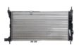NISSENS Radiator 293233 Cooling fins material: Aluminium, Core Depth [mm]: 34, Core Length [mm]: 630, Core Width [mm]: 322, Inlet O [mm]: 34, Outlet O [mm]: 34, Radiator type: Mechanically jointed cooling fins, Supplementary Article/Info 2: without expansion tank, Supplementary Article/Supplementary Info: without gasket/seal, Water Tank Material (radiator): Plastic 1.
