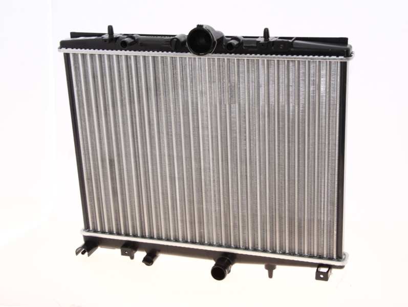NISSENS Radiator 293358 Cooling fins material: Aluminium, Core Depth [mm]: 23, Core Length [mm]: 380, Core Width [mm]: 544, Inlet O [mm]: 32, Outlet O [mm]: 48, Radiator type: Mechanically jointed cooling fins, Supplementary Article/Info 2: without cap, without expansion tank, Supplementary Article/Supplementary Info: with gaskets/seals, Water Tank Material (radiator): Plastic 1.