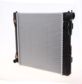 NISSENS Radiator 292894 Cooling fins material: Aluminium, Core Depth [mm]: 40, Core Length [mm]: 472, Core Width [mm]: 499, Inlet O [mm]: 35, Outlet O [mm]: 35, Radiator type: Brazed cooling fins, Supplementary Article/Info 2: without cap, with expansion tank, Supplementary Article/Supplementary Info: with oil cooler, without gasket/seal, Water Tank Material (radiator): Plastic 1.