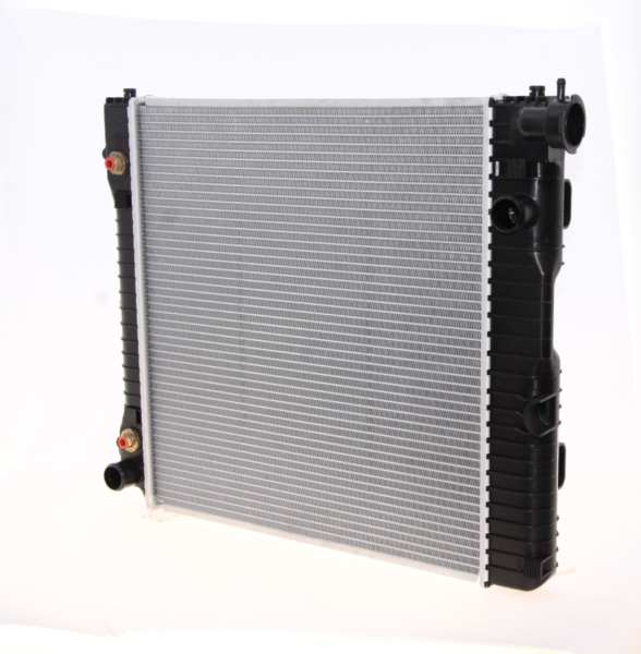 NISSENS Radiator 292894 Cooling fins material: Aluminium, Core Depth [mm]: 40, Core Length [mm]: 472, Core Width [mm]: 499, Inlet O [mm]: 35, Outlet O [mm]: 35, Radiator type: Brazed cooling fins, Supplementary Article/Info 2: without cap, with expansion tank, Supplementary Article/Supplementary Info: with oil cooler, without gasket/seal, Water Tank Material (radiator): Plastic 1.
