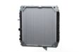 NISSENS Radiator 292977 Cooling fins material: Aluminium, Core Depth [mm]: 26, Core Length [mm]: 510, Core Width [mm]: 599, Inlet O [mm]: 42, Outlet O [mm]: 42, Radiator type: Brazed cooling fins, Supplementary Article/Info 2: with cap, without expansion tank, with frame, Supplementary Article/Supplementary Info: without gasket/seal, Water Tank Material (radiator): Plastic 1.