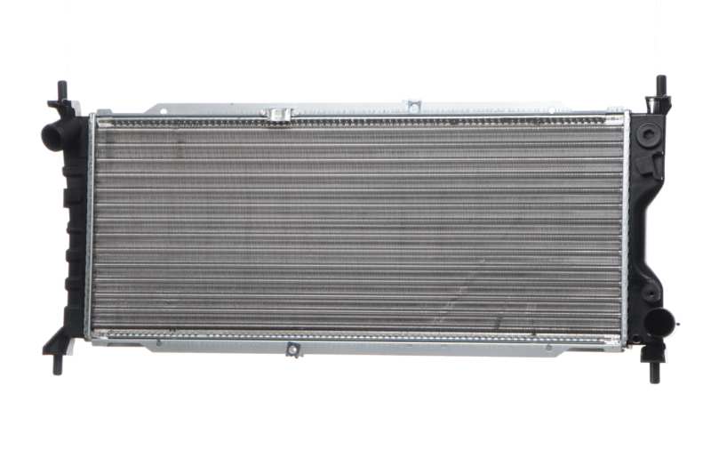 NISSENS Radiator 293243 Cooling fins material: Aluminium, Core Depth [mm]: 42, Core Length [mm]: 650, Core Width [mm]: 270, Inlet O [mm]: 36, Outlet O [mm]: 34, Radiator type: Mechanically jointed cooling fins, Supplementary Article/Info 2: without cap, without expansion tank, Supplementary Article/Supplementary Info: with gaskets/seals, Water Tank Material (radiator): Plastic 1.