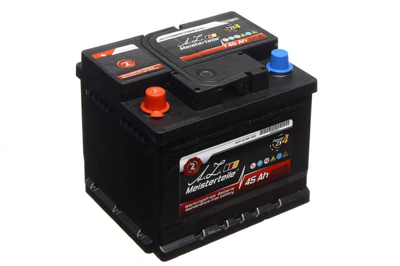 A.Z. MEISTERTEILE Batterie 10704614 45 Ah. linke+. normale Batteriepolklemme