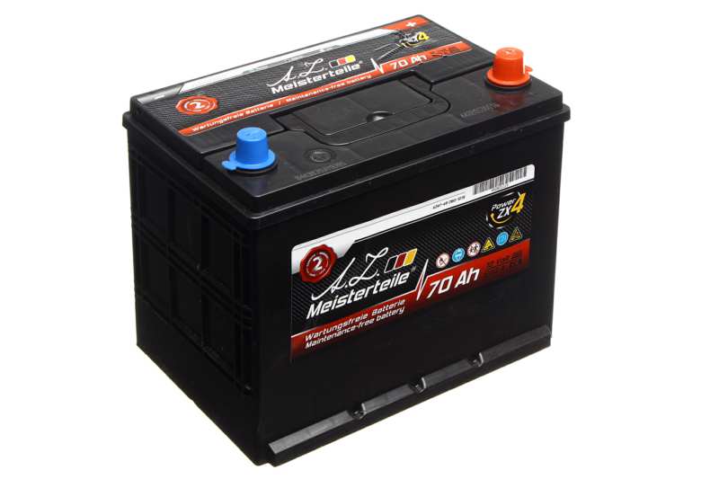 A.Z. MEISTERTEILE Batterie 10704611 70 Ah. rechte+. normale Batteriepolklemme