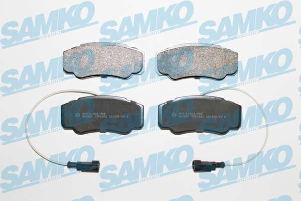 SAMKO Brake pad for disc brake (cargo) 10310245 Brake System: Brembo 
Brake System: BREMBO, Warning Contact Length [mm]: 250, Number of wear indicators [per axle]: 2, Height [mm]: 49,9, Width [mm]: 109,7, Thickness [mm]: 20 1.