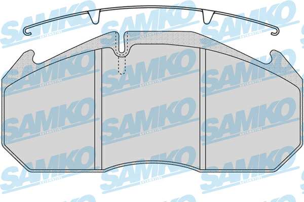 SAMKO Bremsbelag für Scheibenbremsen (LKW) 758569 Set
Breite [mm]: 250, Höhe [mm]: 118, Bremssystem: MERITOR D-3/D-ELSA-1, Dicke/Stärke [mm]: 28 1.