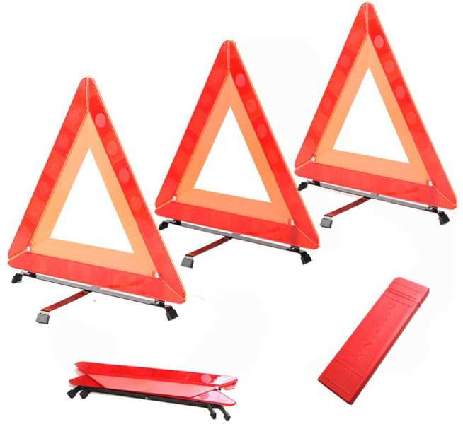 UNIX Warning triangle 11115114 E-sign, size: 43 x 43 x 43 cm in plastic box