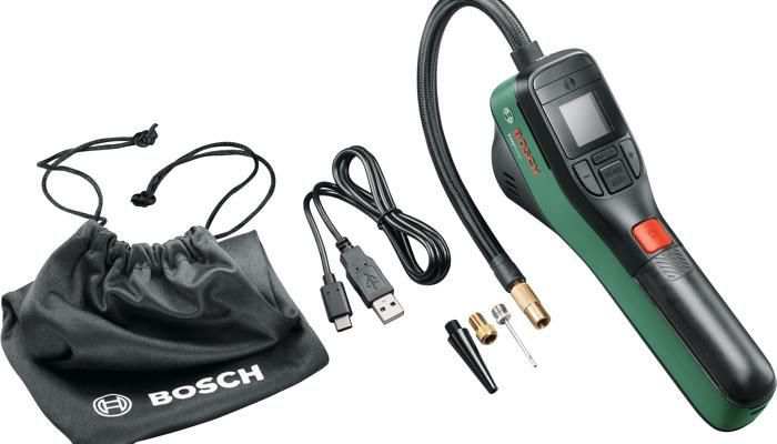 BOSCH Auto-Kompressor 11116620 Geschenkartikelnummer! EasyPump-Batteriepumpen bis zu 10,3 bar Druck, Echtzeitmessung und automatischer Schaltkochsalzreifen (Auto, Motor, Fahrrad), Kugel- und kleinere Wassersportarten, LED-Beleuchtung, eingebaute Batterie-ANDUSB-C®-Ladung, Batteriespannung 3,6 V, 3 Ah, Schlauchlänge 0,2 m
Kann aus Gründen der Qualitätssicherung nicht zurückgenommen werden!