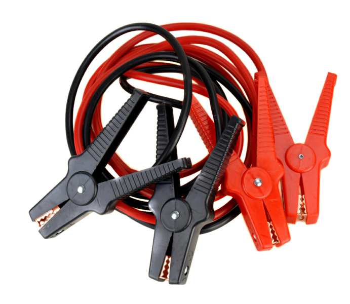 UNIX Starthilfekabel 11115154 300A, 2,5 m langes Kabel, rot - schwarz