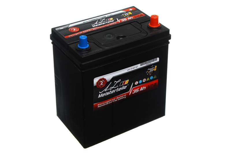 A.Z. MEISTERTEILE Batterie 10582901 35 Ah. rechte+. dünne Batteriepolklemme