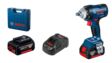 BOSCH Akku-Schlagschrauber 11118360 GDS 18V-400 Batterieschraube (2 PCS 5,0 AH Li-Ionakku+Gal18V-40 in Koffer; Bosch leistungsstarke 400 m2 Drehmomentschraube und Haltbarkeit. 1/2 ", 0-2.500 Ford, 0-3.700 Beats/min 1.