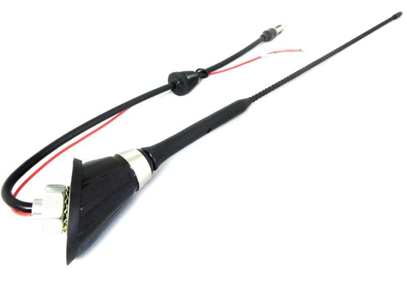 UNIX Antenne 677393 40 cm lange schwarze Antenne