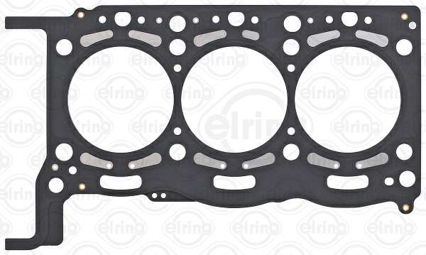 ELRING Cyilinder head gasket 69721 Fitting Position: Right, Thickness [mm]: 1,63, Number of Holes: 2, Diameter [mm]: 84, Gasket Design: Multilayer Steel (MLS)