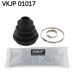 SKF Drive shaft boot (universal) 10717410 Stock. universal. Material: rubber
Inner Diameter 1 from [mm]: 24, Inner Diameter 1 to [mm]: 31, Inner Diameter 2 from [mm]: 74, Inner Diameter 2 to [mm]: 86, Height [mm]: 90, Material: Elastomer, Joint Type: Universal Joint, Inner Diameter 1 [mm]: 24, Inner Diameter 2 [mm]: 74 1.