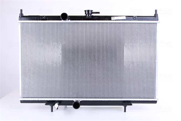 NISSENS Radiator 11119119 Cooling fins material: Aluminium, Core Depth [mm]: 16, Core Length [mm]: 375, Core Width [mm]: 678, Inlet O [mm]: 35, Outlet O [mm]: 35, Radiator type: Brazed cooling fins, Supplementary Article/Info 2: without expansion tank, Supplementary Article/Supplementary Info: without gasket/seal, Water Tank Material (radiator): Plastic 1.