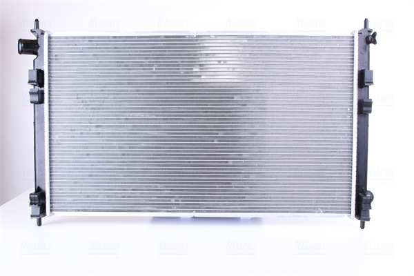 NISSENS Radiator 11119126 Cooling fins material: Aluminium, Core Depth [mm]: 16, Core Length [mm]: 700, Core Width [mm]: 408, Inlet O [mm]: 35, Outlet O [mm]: 35, Radiator type: Brazed cooling fins, Supplementary Article/Info 2: without expansion tank, Supplementary Article/Supplementary Info: without gasket/seal, Water Tank Material (radiator): Plastic 1.