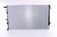 NISSENS Radiator 11119136 Cooling fins material: Aluminium, Core Depth [mm]: 16, Core Length [mm]: 674, Core Width [mm]: 434, Inlet O [mm]: 20, Outlet O [mm]: 20, Radiator type: Brazed cooling fins, Supplementary Article/Info 2: without cap, without expansion tank, Supplementary Article/Supplementary Info: with gaskets/seals, Water Tank Material (radiator): Plastic 1.