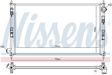 NISSENS Radiator 11119126 Cooling fins material: Aluminium, Core Depth [mm]: 16, Core Length [mm]: 700, Core Width [mm]: 408, Inlet O [mm]: 35, Outlet O [mm]: 35, Radiator type: Brazed cooling fins, Supplementary Article/Info 2: without expansion tank, Supplementary Article/Supplementary Info: without gasket/seal, Water Tank Material (radiator): Plastic 2.