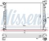 NISSENS Radiator 11119141 Cooling fins material: Aluminium, Core Depth [mm]: 36, Core Length [mm]: 635, Core Width [mm]: 462, Radiator type: Brazed cooling fins, Water Tank Material (radiator): Plastic 2.