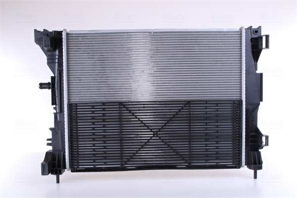 NISSENS Radiator 11119137 Cooling fins material: Aluminium, Core Depth [mm]: 16, Core Length [mm]: 507, Core Width [mm]: 390, Inlet O [mm]: 19, Outlet O [mm]: 19, Radiator type: Brazed cooling fins, Supplementary Article/Info 2: without expansion tank, Supplementary Article/Supplementary Info: without gasket/seal, Water Tank Material (radiator): Plastic 1.