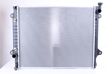 NISSENS Radiator 11119123 Cooling fins material: Aluminium, Core Depth [mm]: 26, Core Length [mm]: 650, Core Width [mm]: 528, Inlet O [mm]: 35,2, Outlet O [mm]: 35,2, Radiator type: Brazed cooling fins, Supplementary Article/Info 2: without expansion tank, Supplementary Article/Supplementary Info: with oil cooler, without gasket/seal, Water Tank Material (radiator): Plastic 1.