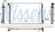 NISSENS Radiator 11119139 Cooling fins material: Aluminium, Core Depth [mm]: 26, Core Length [mm]: 720, Core Width [mm]: 502, Inlet O [mm]: 32,5, Outlet O [mm]: 32,5, Radiator type: Brazed cooling fins, Supplementary Article/Info 2: without expansion tank, Supplementary Article/Supplementary Info: without gasket/seal, Water Tank Material (radiator): Plastic 2.