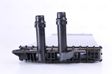 NISSENS Radiator 11119140 Cooling fins material: Aluminium, Core Depth [mm]: 26, Core Length [mm]: 697, Core Width [mm]: 201, Inlet O [mm]: 22, Outlet O [mm]: 22, Radiator type: Brazed cooling fins, Supplementary Article/Info 2: without cap, without expansion tank, Supplementary Article/Supplementary Info: with gaskets/seals, Water Tank Material (radiator): Plastic 3.
