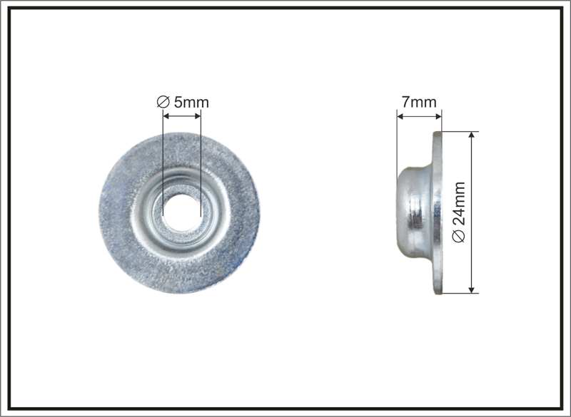 A.Z. MEISTERTEILE Rollenlager 11054373 Reparatursatz, universal, Größe: 20 x 7 x 24 mm, 10 Stück / Packung