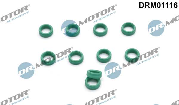 DR.MOTOR AUTOMOTIVE Dichtungsring für Klimaanlagenrohr 11140917 10 PCs/Set
Dicke/Stärke [mm]: 3,9, Innendurchmesser [mm]: 7,25, Außendurchmesser [mm]: 10,5