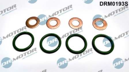 DR.MOTOR AUTOMOTIVE Dichtring 11141120 Set für 4 Injektoren, 8 -Stück -Set