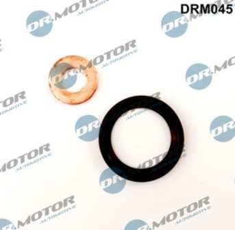 DR.MOTOR AUTOMOTIVE Dichtring 11141434 Versiegelungsring für Injektor, 2 -Stück -Set