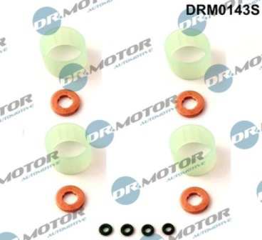 DR.MOTOR AUTOMOTIVE Dichtring 11141054 Set für 4 Injektoren, 12 -Stück -Set