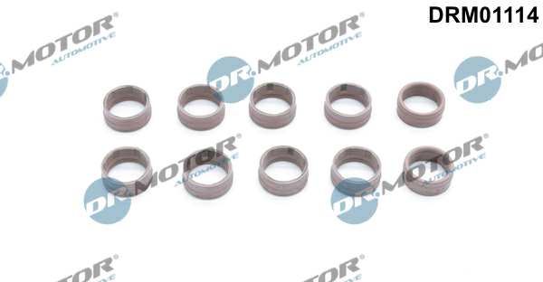 DR.MOTOR AUTOMOTIVE Dichtungsring für Klimaanlagenrohr 11140915 10 PCs/Set
Dicke/Stärke [mm]: 8,6, Innendurchmesser [mm]: 17,3, Außendurchmesser [mm]: 21,4, Alt- mit Neuteil zwingend abgleichen (insbesondere OE-Nr.):