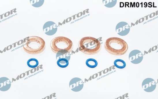 DR.MOTOR AUTOMOTIVE Dichtring 11141133 Set für 4 Injektoren, 8 -Stück -Set