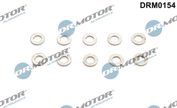 DR.MOTOR AUTOMOTIVE Düsenhalter-Dichtring 11141071 10 PCs/Set
Dicke/Stärke [mm]: 1,5, Innendurchmesser [mm]: 7,7, Außendurchmesser [mm]: 13, Material: Kupfer