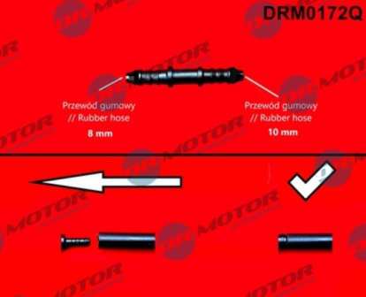 DR.MOTOR AUTOMOTIVE Pipe joint 11141091 For fuel line, Quick Connector, Universal, 1 pc
Shape: straight, Cable insulation material: Elastomer, for pipe diameter 1 [mm]: 8, for pipe diameter 2 [mm]: 10