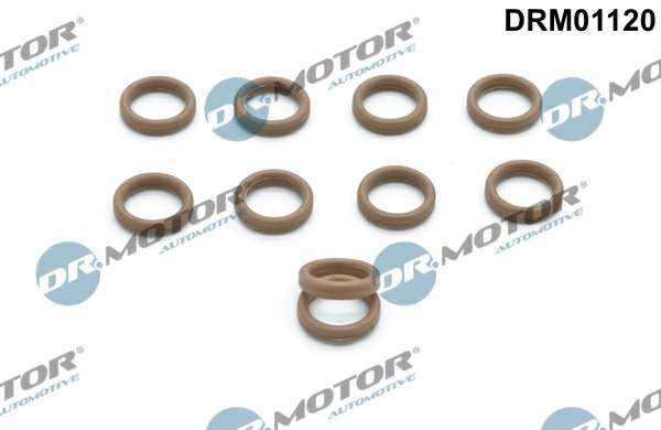 DR.MOTOR AUTOMOTIVE Climate pipe sealing ring 11140923 10 pcs/set
Thickness [mm]: 3,1, Inner diameter [mm]: 10,82, Outer diameter [mm]: 15