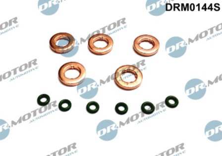 DR.MOTOR AUTOMOTIVE Düsenhalter-Dichtring 11141056 Set für 4 Injektoren 9 -Stück -Set