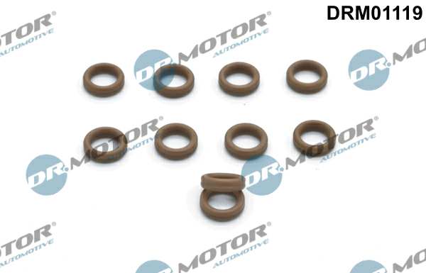 DR.MOTOR AUTOMOTIVE Climate pipe sealing ring 11140920 10 pcs/set
Thickness [mm]: 3,1, Inner diameter [mm]: 9, Outer diameter [mm]: 11