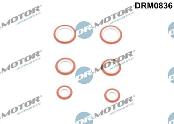 DR.MOTOR AUTOMOTIVE Dichtungsring für Klimaanlagenrohr 11141872 6 -Stück -Set