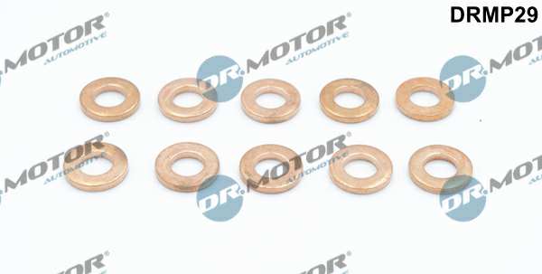 DR.MOTOR AUTOMOTIVE Dichtring 11142454 Zur Injektionsdüse 10 PCs/Set
Dicke/Stärke [mm]: 2, Material: Kupfer, Innendurchmesser [mm]: 7,3, Außendurchmesser [mm]: 14