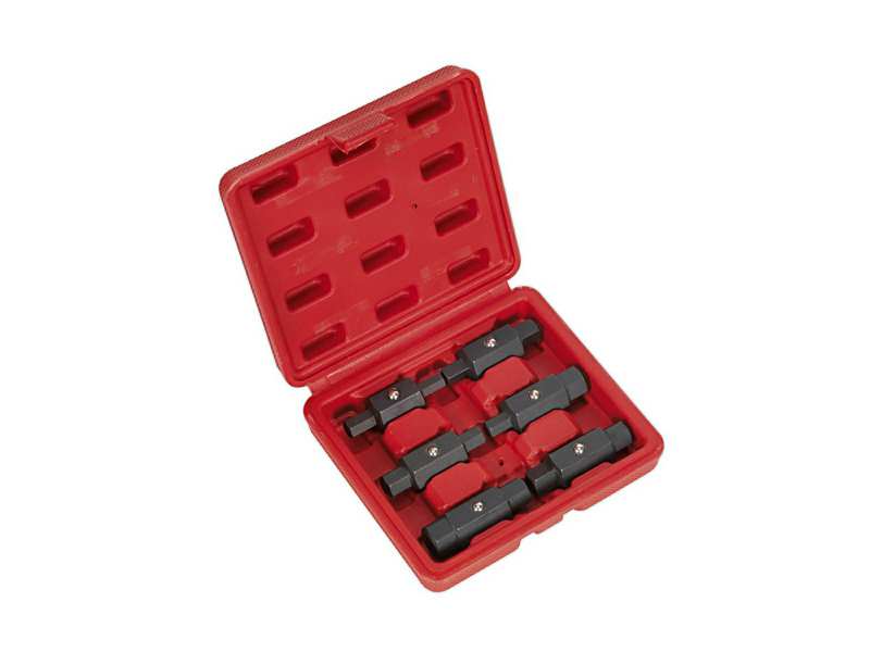 SEALEY Oil plug tool kit 331782 Not rentable, just for sale! Use 6 db, 19mm plugs, accessories: hex: 5/16 ", 3/8", 1/2 ", 8, 10, 12, 14, 17mm Square: 3/8", 8, 11, 13mm
Cannot be taken back for quality assurance reasons!