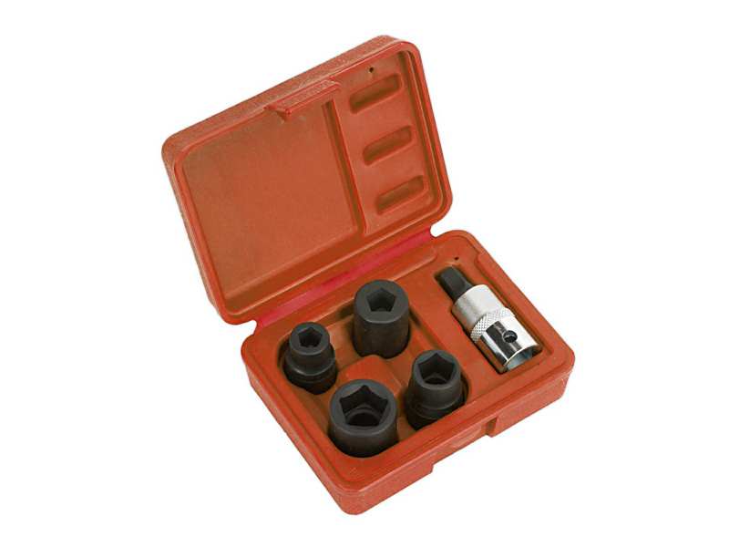 SEALEY Brake caliper tool 332741 Not rentable, just for sale! 5 pieces, plug wrenches 10, 12.5, 14, 19mm, bit 10mm
Cannot be taken back for quality assurance reasons!