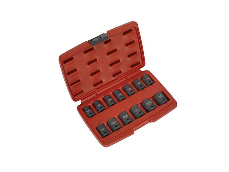 SEALEY Steckschlüsselkopfsatz 330921 13 dB Maschine, CR-Mo, 1/2 ", Inhalt: 10, 11, 12, 13, 14, 15, 16, 17, 18, 19, 21, 22, 24 mm