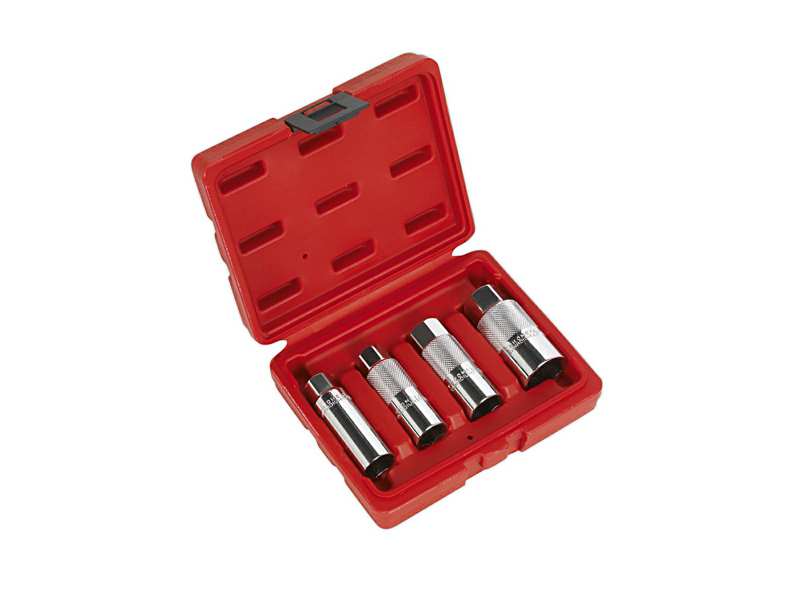 SEALEY Zündkerzen-Steckschlüsselkopf 331153 4 Sets, 3/8 "Stecker, Abmessungen: 14, 16, 21 mm, 16 mm dünnes Dorf